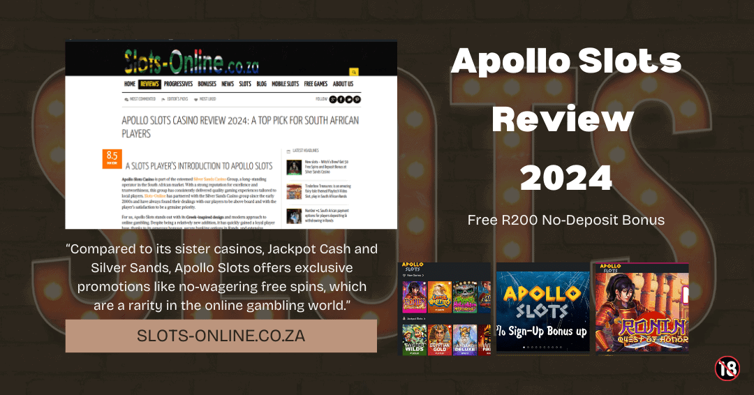 Slots-Online.co.za Apollo Slots Casino Review Page Screenshot