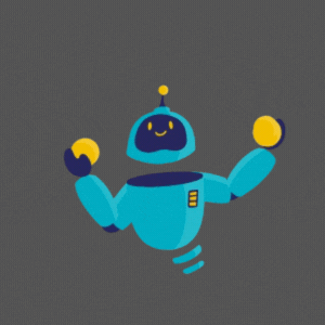 Friendly Tech Robot Juggling