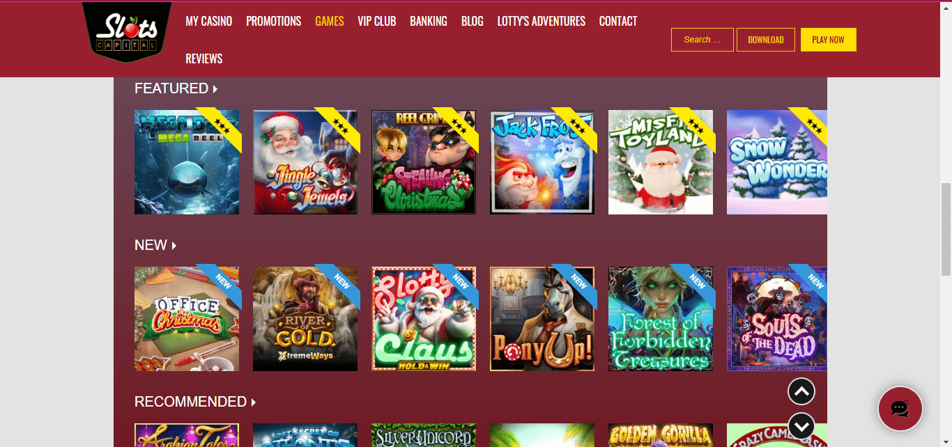 Slots Capital Casino 2025 Games (online slots) Lobby Screenshot